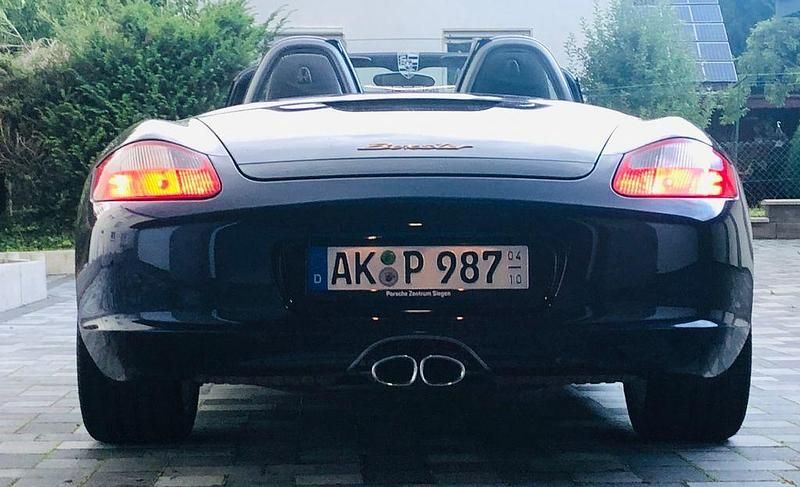 Gebraucht Porsche Boxster 239 PS (175 kW) 2005 Blau Cabrio