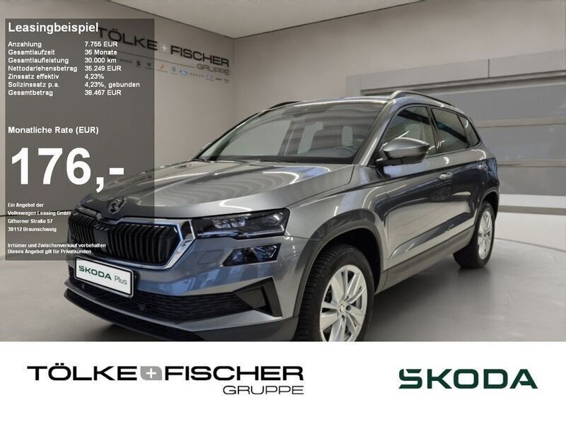 Graphite grau metallic Gebraucht 2024 Skoda Karoq Drive SUV | 37.289 € (Fairer Preis) - Bild 1/4