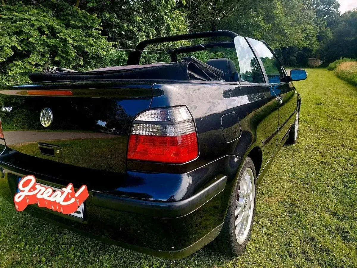 Gebraucht VW Golf Cabriolet Comfortline 75 PS (55 kW) 2000 Schwarz Cabrio