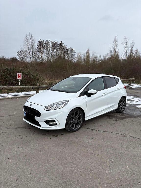 Gebraucht Ford Fiesta ST-Line 101 PS (74 kW) 2018 Weiß Kleinwagen
