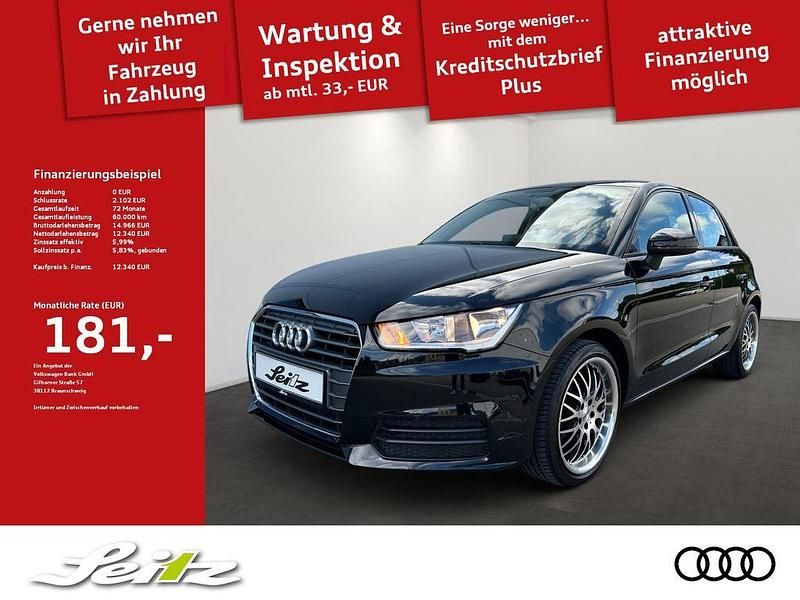 Schwarz Gebraucht 2018 Audi A1 Sportback Comfort Kleinwagen | 12.340 € (Fairer Preis) - Bild 1/3