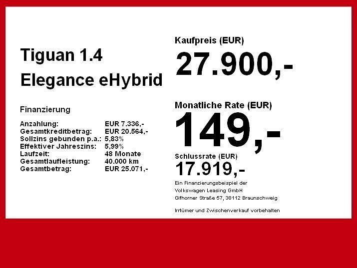 Gebraucht VW Tiguan Elegance 245 PS (180 kW) 2022 Grau SUV