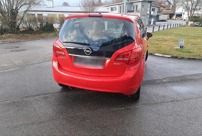 Gebraucht Opel Meriva 95 PS (69 kW) 2008 Rot Van / Kleinbus