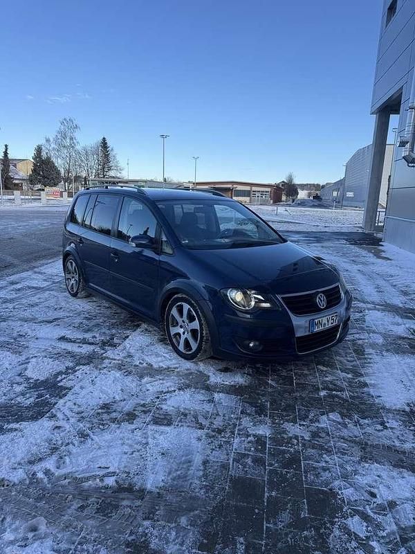 Gebraucht VW Touran Cross 140 PS (102 kW) 2007 Blau Van / Kleinbus