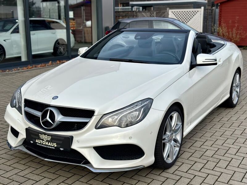Diamantweiß bright designola Gebraucht 2013 Mercedes E350 AMG Cabrio | 22.790 € (Etwas zu teuer) - Bild 1/4