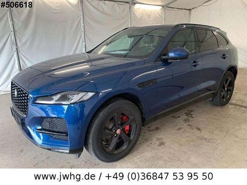 Blue metallic Gebraucht 2022 Jaguar F-Pace S SUV | 38.450 € (Superpreis) - Bild 1/4