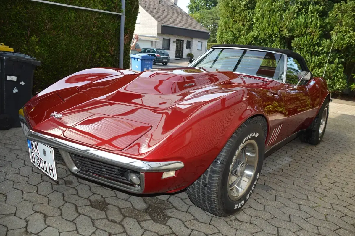 Gebraucht Chevrolet Corvette Stingray 398 PS (292 kW) 1968 Rot Cabrio