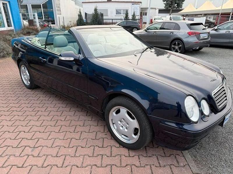 Gebraucht Mercedes CLK200 Elegance 163 PS (119 kW) 2000 Blau Cabrio