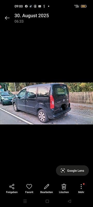 Gebraucht Citroën Berlingo 90 PS (66 kW) 2012 Schwarz Van / Kleinbus