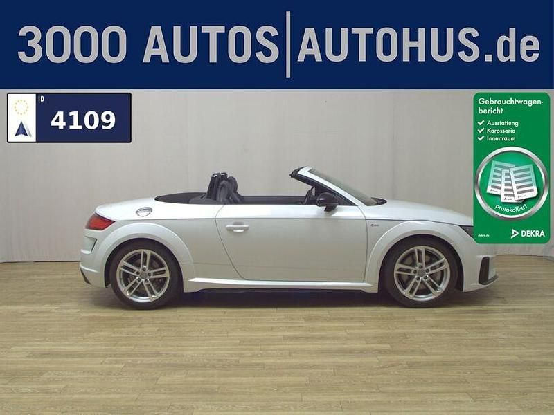 Weiss Gebraucht 2021 Audi TT S-Line Cabrio | 27.980 € - Bild 1/4
