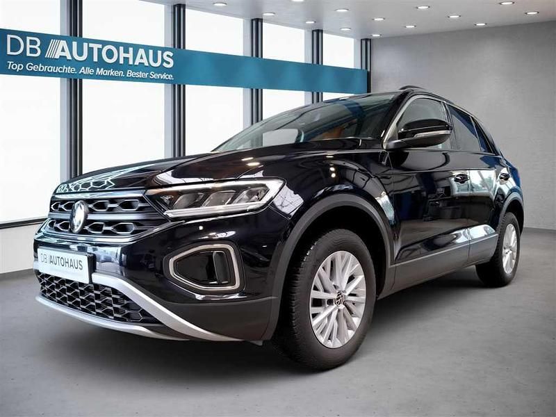 Schwarz Gebraucht 2023 VW T-Roc Life SUV | 23.460 € (Superpreis) - Bild 1/4