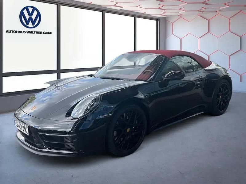 Schwarz Gebraucht 2023 Porsche 911 Carrera 4 GTS Cabrio | 199.950 € - Bild 1/3