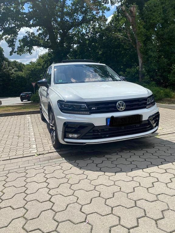 Gebraucht VW Tiguan Allspace R-line 239 PS (175 kW) 2018 Weiß SUV