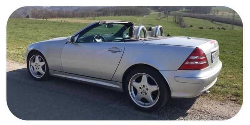 Silber Gebraucht 2000 Mercedes SLK320 Cabrio | 5.950 € (Fairer Preis) - Bild 1/3
