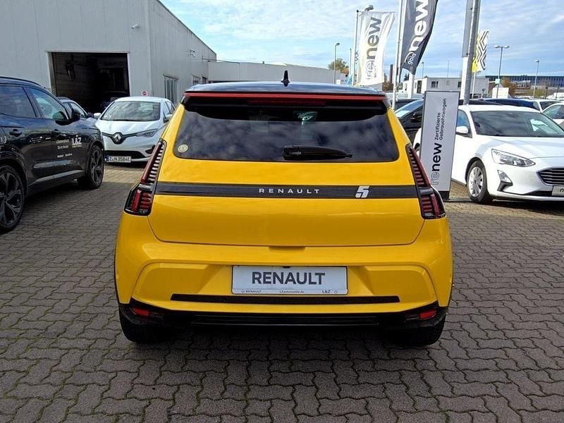 Neu Renault 5 E-Tech Iconic 77 kW (106 PS) 2026 Pop yellow, dach blackpe Kleinwagen