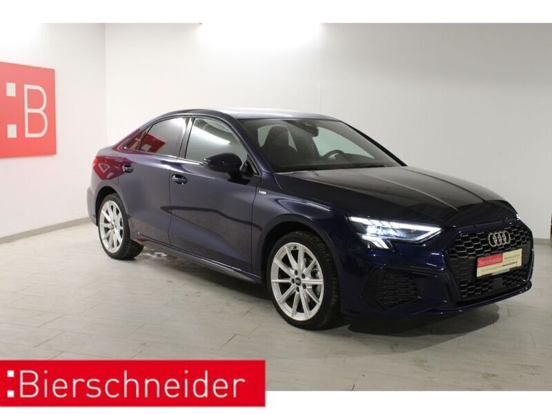 Blau Gebraucht 2023 Audi A3 S-Line Limousine | 29.980 € (Guter Preis) - Bild 1/4