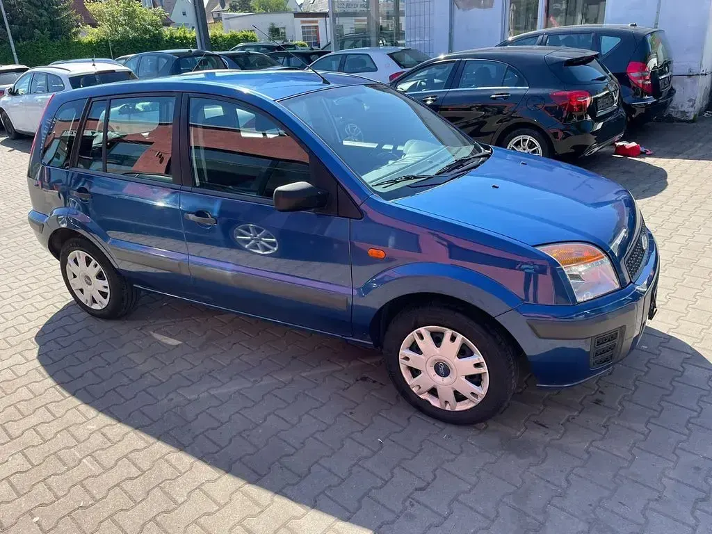 Gebraucht Ford Fusion Fun X 80 PS (58 kW) 2007 Blau Kleinwagen