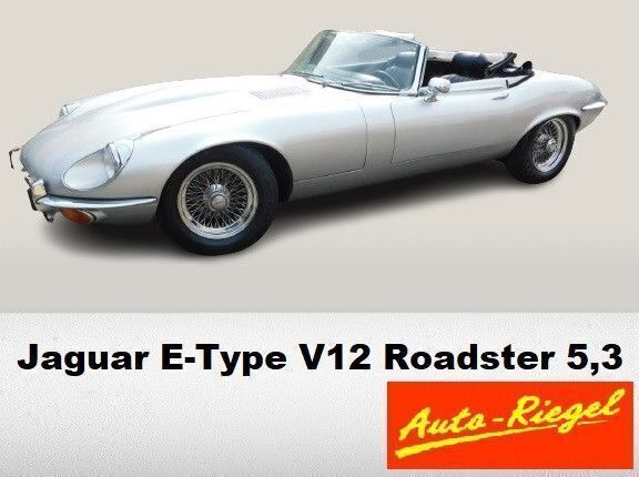 Silber Gebraucht 1973 Jaguar E-Type Cabrio | 79.900 € - Bild 1/4