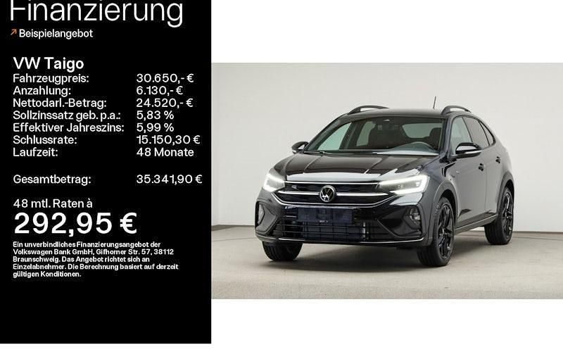 Schwarz Gebraucht 2025 VW Taigo R-line SUV | 30.650 € (Teuer) - Bild 1/4