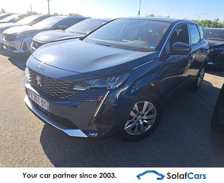 Blau Gebraucht 2021 Peugeot 3008 SUV | 13.189 € (Superpreis) - Bild 1/4