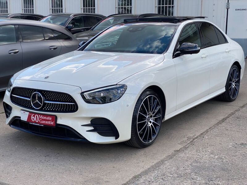 Weiß Gebraucht 2022 Mercedes E400 AMG Limousine | 50.499 € (Fairer Preis) - Bild 1/4