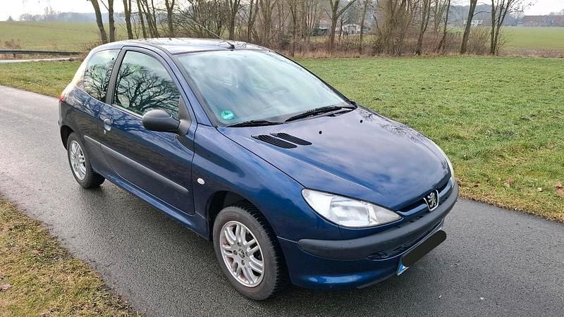 Gebraucht Peugeot 206 60 PS (44 kW) 2001 Blau Kleinwagen