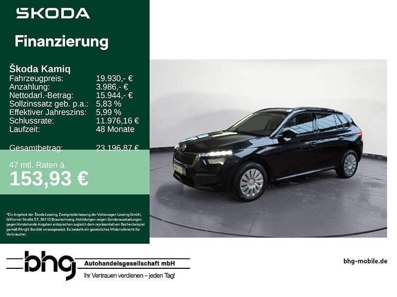 Gebraucht Skoda Kamiq Active 110 PS (80 kW) 2023 Schwarz SUV