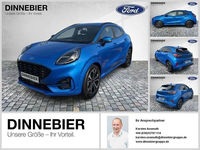 Blau (metallic) Gebraucht 2022 Ford Puma ST-Line X SUV | 20.689 € (Fairer Preis) - Bild 1/4
