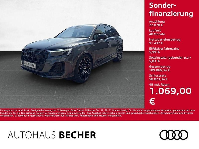 Grau Neu 2025 Audi Q7 S-Line SUV | 113.510 € - Bild 1/4