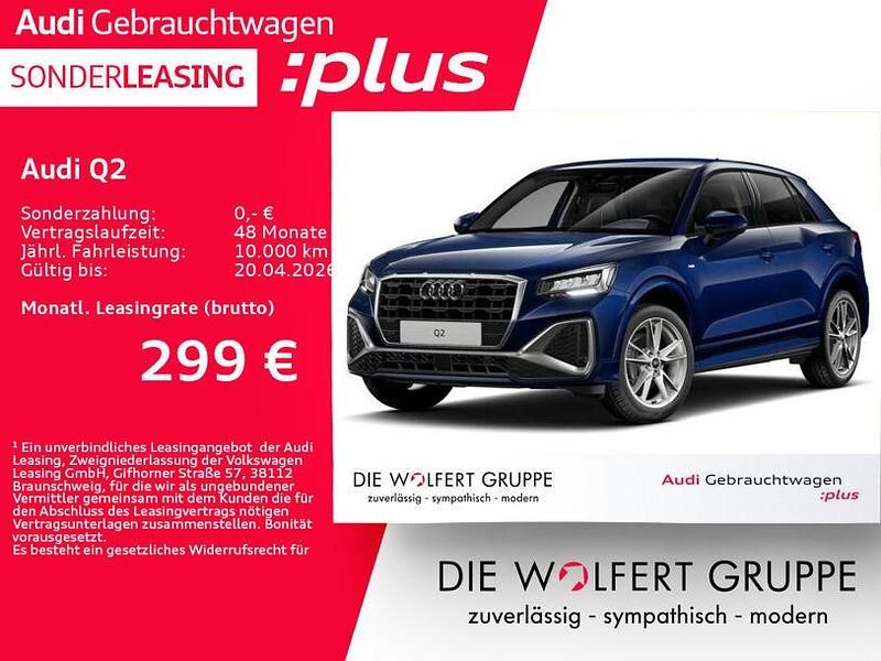 Gebraucht Audi Q2 S-Line 150 PS (110 kW) 2025 Navarrablau metallic SUV