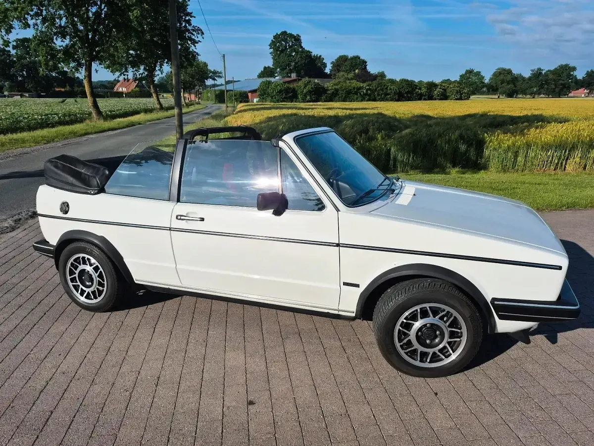 Gebraucht VW Golf Cabriolet 90 PS (66 kW) 1987 Weiß Cabrio