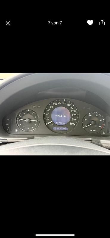 Brugt Mercedes E280 180 HK (132 kW) 2004 Sort Stationcar