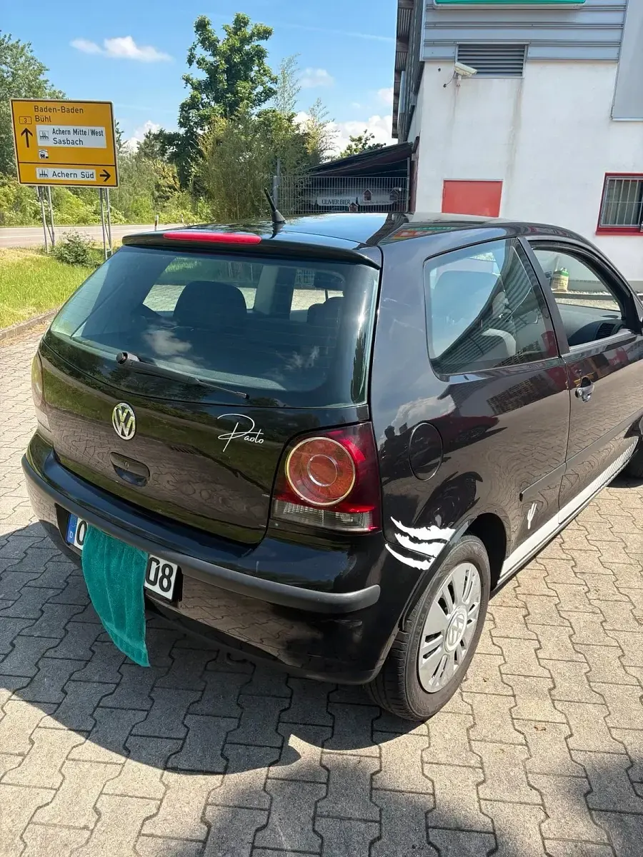 Gebraucht VW Polo 69 PS (50 kW) 2008 Schwarz Kleinwagen