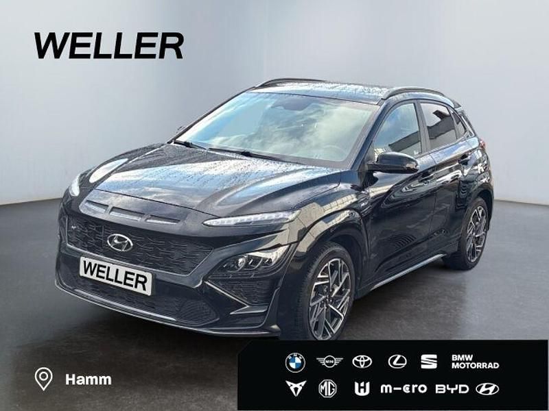 Schwarz Gebraucht 2021 Hyundai Kona N Line SUV | 22.490 € (Teuer) - Bild 1/3