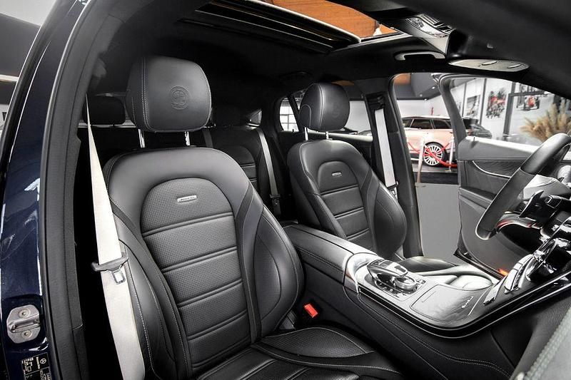 Gebraucht Mercedes GLC63 AMG AMG 510 PS (375 kW) 2018 Blau Coupé