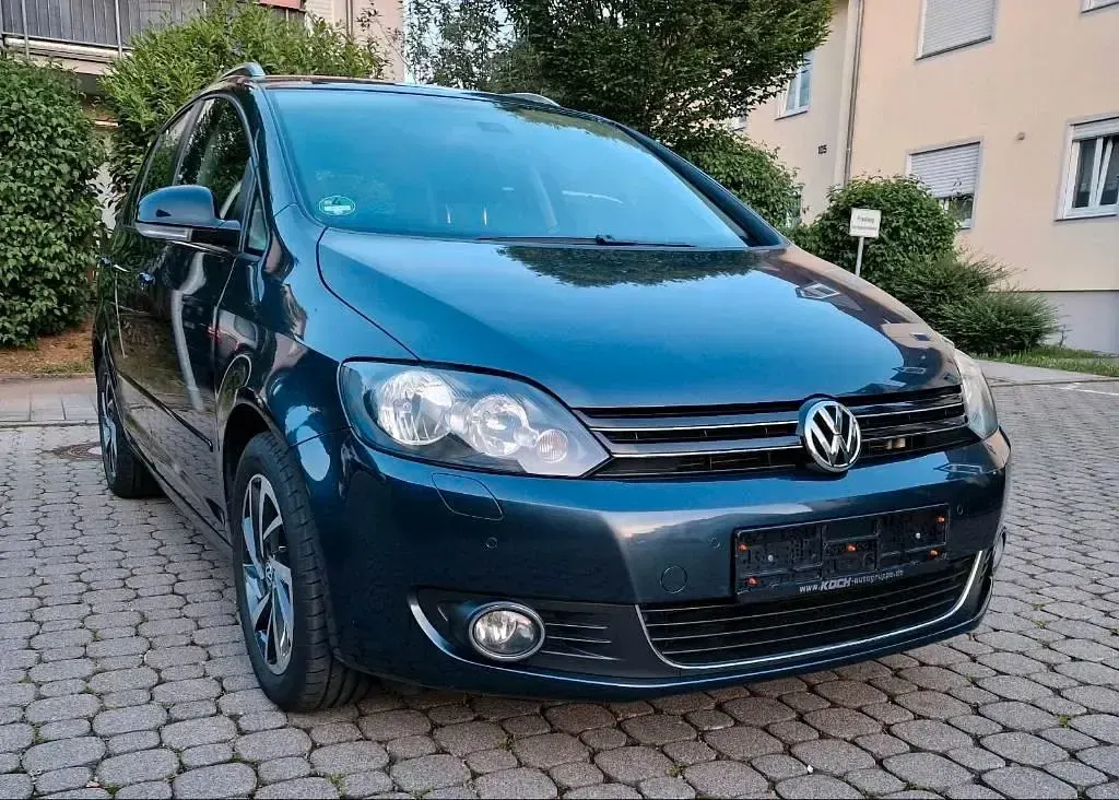 Gebraucht VW Golf Plus Cross Style 122 PS (89 kW) 2012 Blau Van / Kleinbus