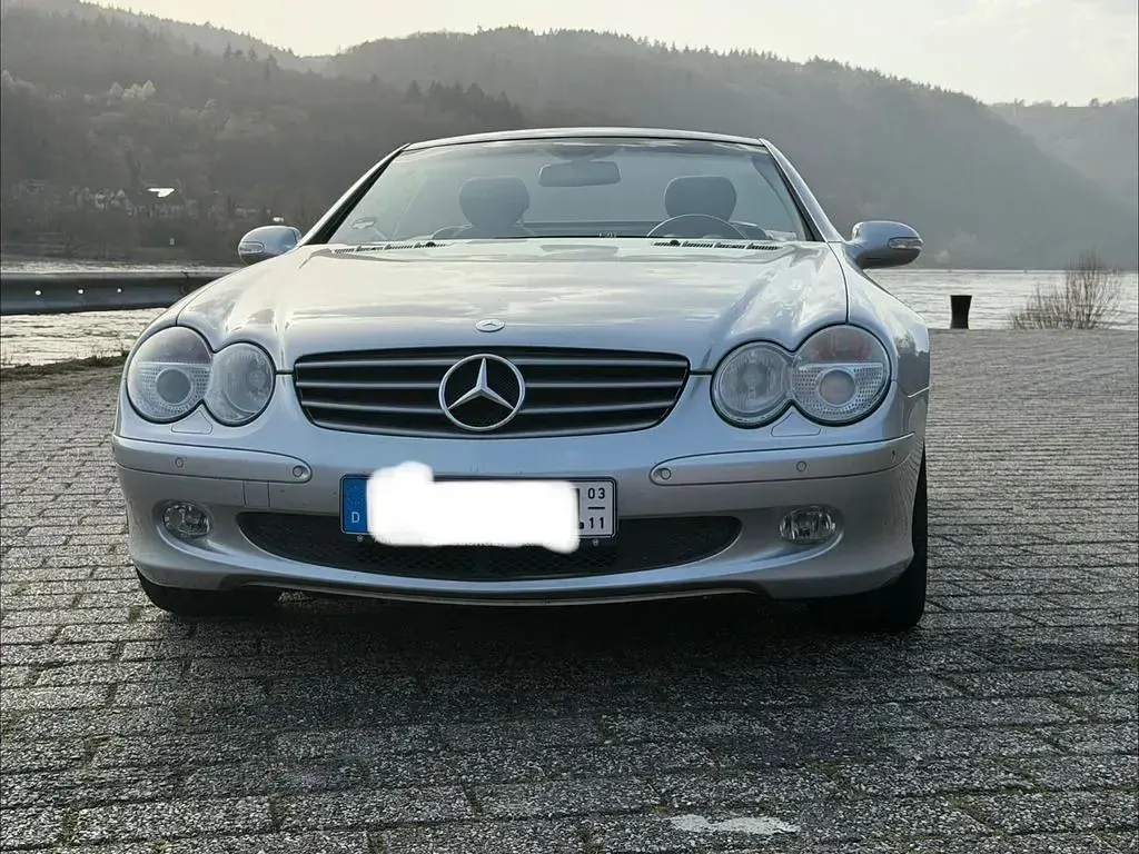 Gebraucht Mercedes SL500 306 PS (225 kW) 2002 Silber Cabrio