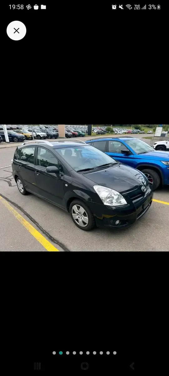 Gebraucht Toyota Corolla 129 PS (94 kW) 2007 Schwarz Kombi