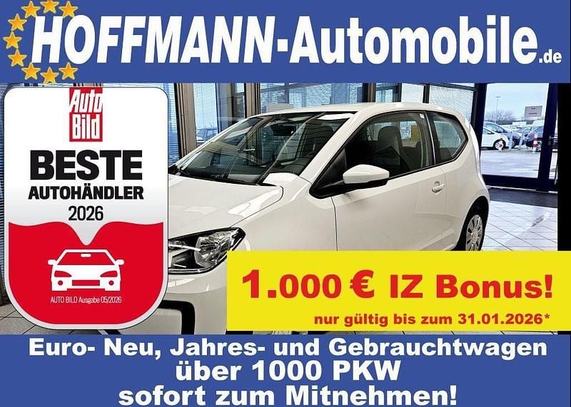 Purewhite Gebraucht 2021 VW up! move up! Kleinwagen | 12.380 € (Fairer Preis) - Bild 1/4