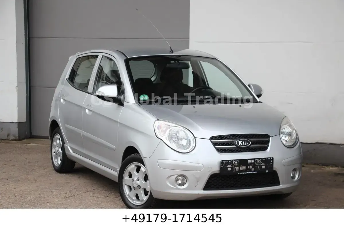 Gebraucht Kia Picanto 65 PS (47 kW) 2008 Silber Kleinwagen