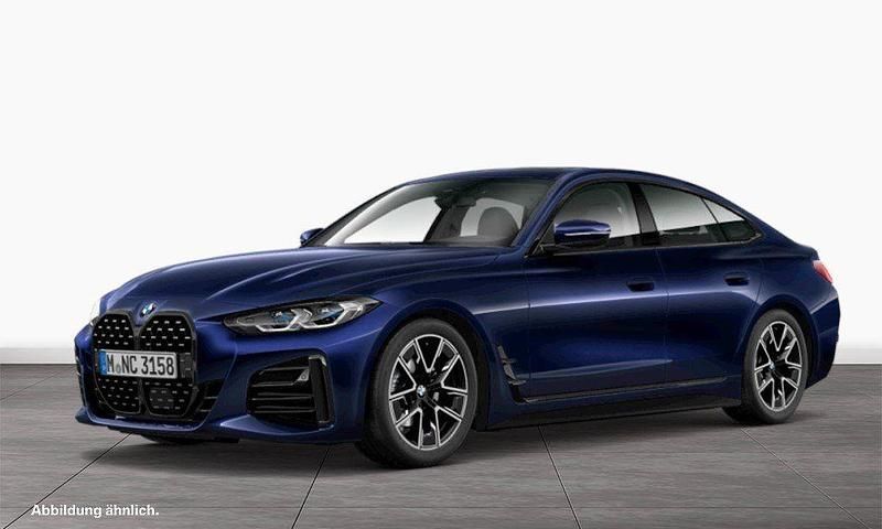 Blau Gebraucht 2022 BMW 420 Gran Coupé M Sport Coupé | 39.990 € (Teuer) - Bild 1/3