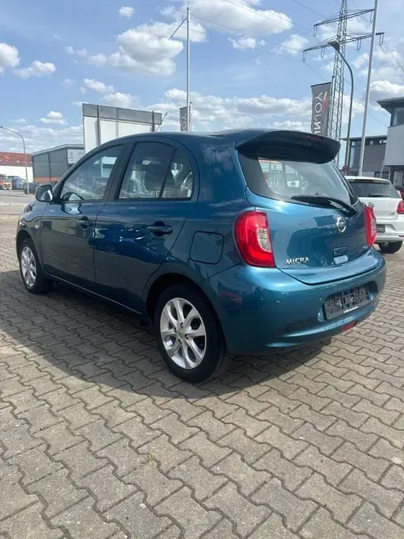 Gebraucht Nissan Micra Acenta 80 PS (58 kW) 2013 Blau Kleinwagen