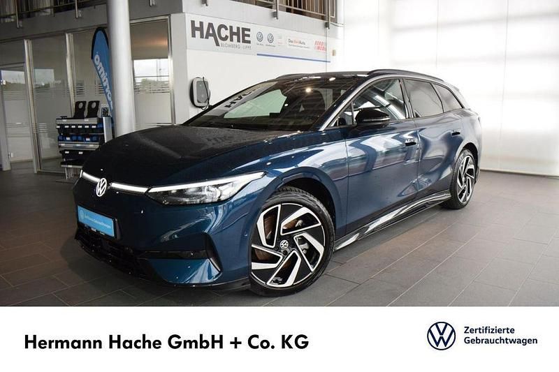 Blau (aquamarinblau) Gebraucht 2024 VW ID.7 Pro Limousine | 49.980 € (Teuer) - Bild 1/4