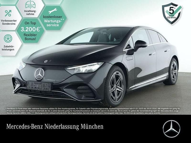Schwarz Gebraucht 2024 Mercedes EQE350 Advanced Plus Limousine | 50.990 € (Guter Preis) - Bild 1/3