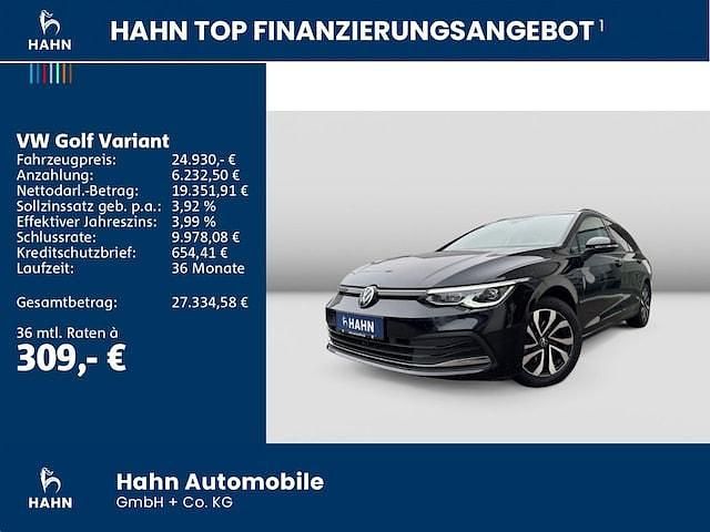 Gebraucht VW Golf VIII Active 150 PS (110 kW) 2022 Schwarz Kombi