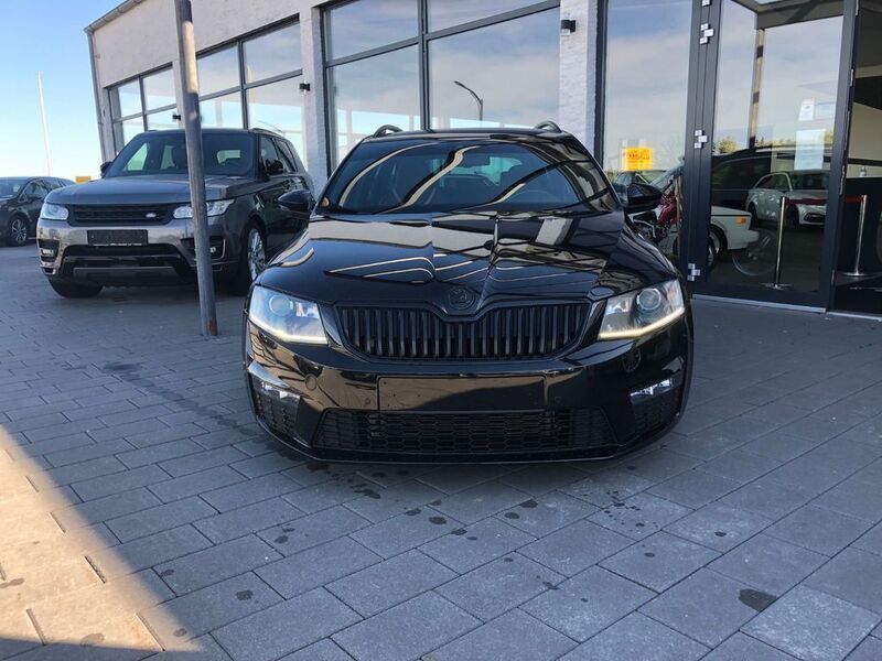 Schwarz Gebraucht 2014 Skoda Octavia vRS Kombi | 12.950 € (Guter Preis) - Bild 1/4