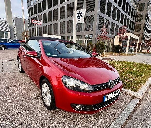 Gebraucht VW Golf Cabriolet Life 105 PS (77 kW) 2013 Rot Cabrio