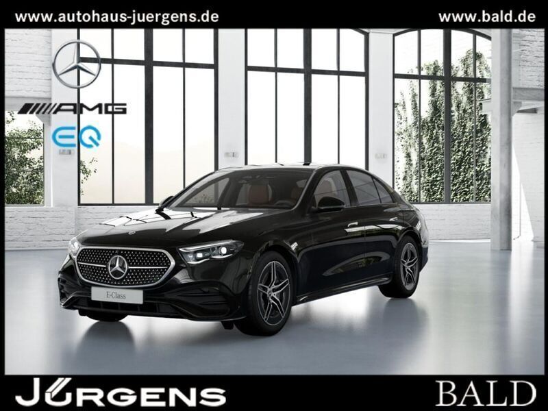 Schwarz metalliclack obsidianschwarz Gebraucht 2025 Mercedes E200 AMG Limousine | 68.880 € - Bild 1/4