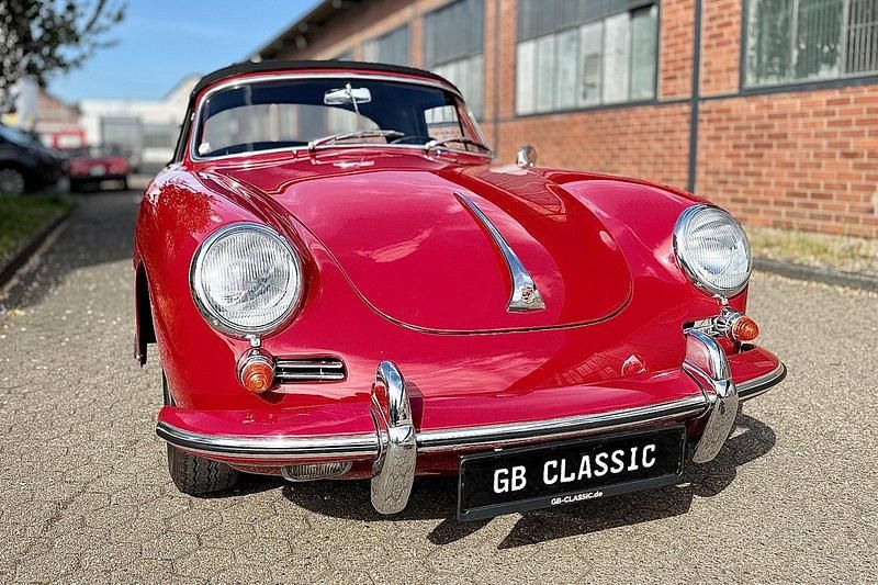 Second-hand Porsche 356 95 CP (69 kW) 1964 Roșu Cabrio