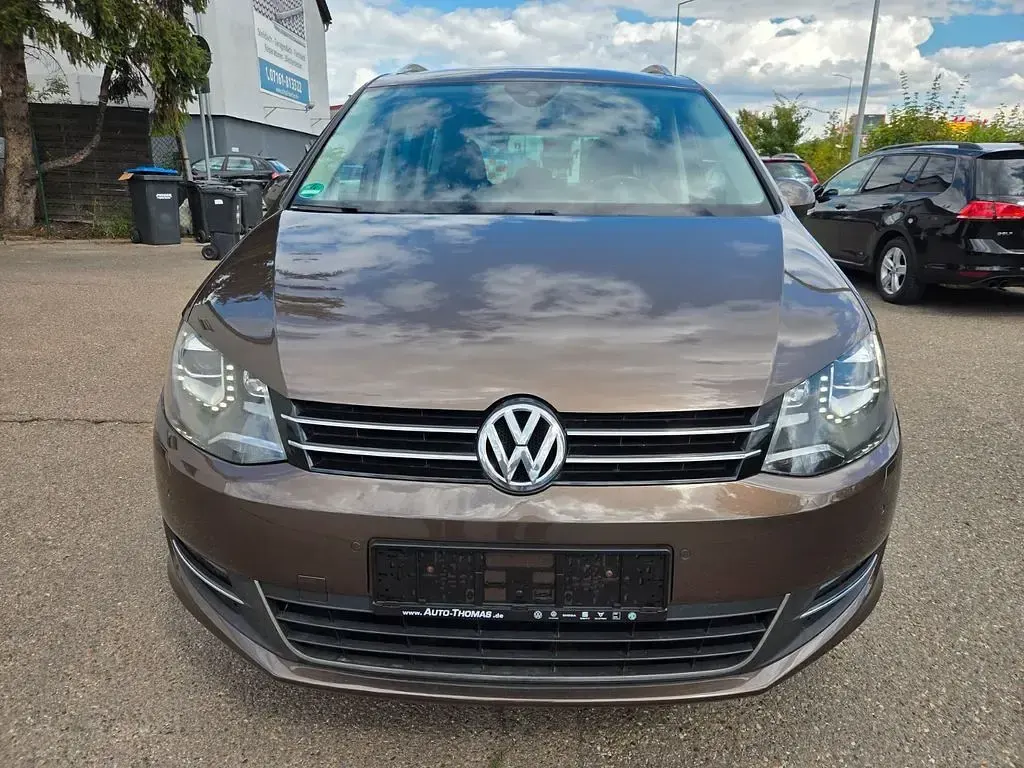 Gebraucht VW Sharan Highline 150 PS (110 kW) 2012 Braun Van / Kleinbus